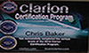 chris clarion certificate